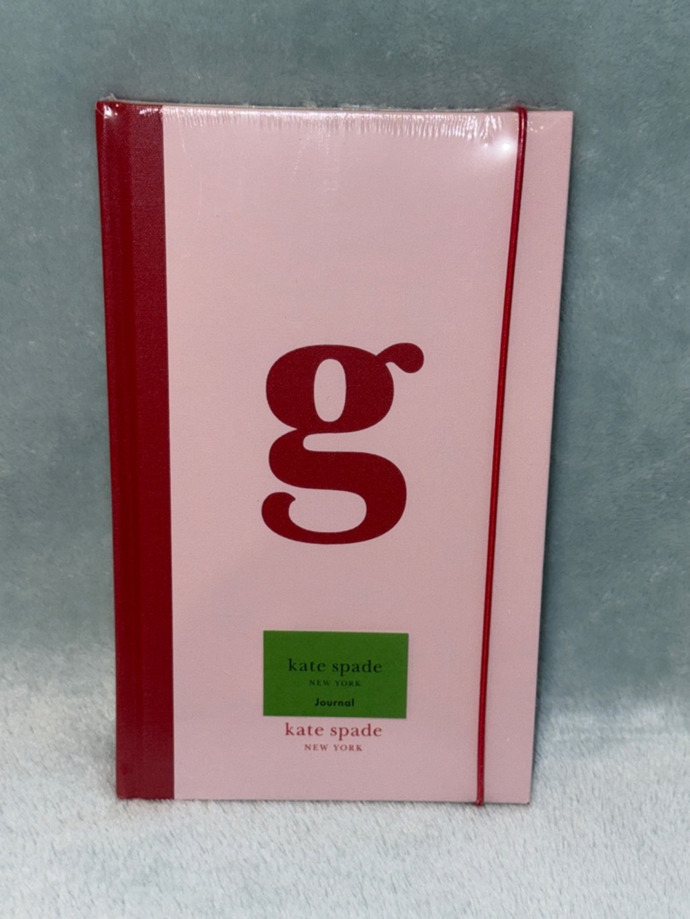 kate spade Pink and Red 'g' Hardcover Journal